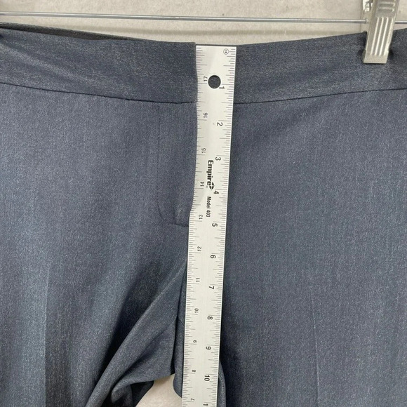 Tahari Dress Pants Women's 2 Deep Blue Straight Leg Regular Fit Mid Rise Stretch - Picture 4 of 12